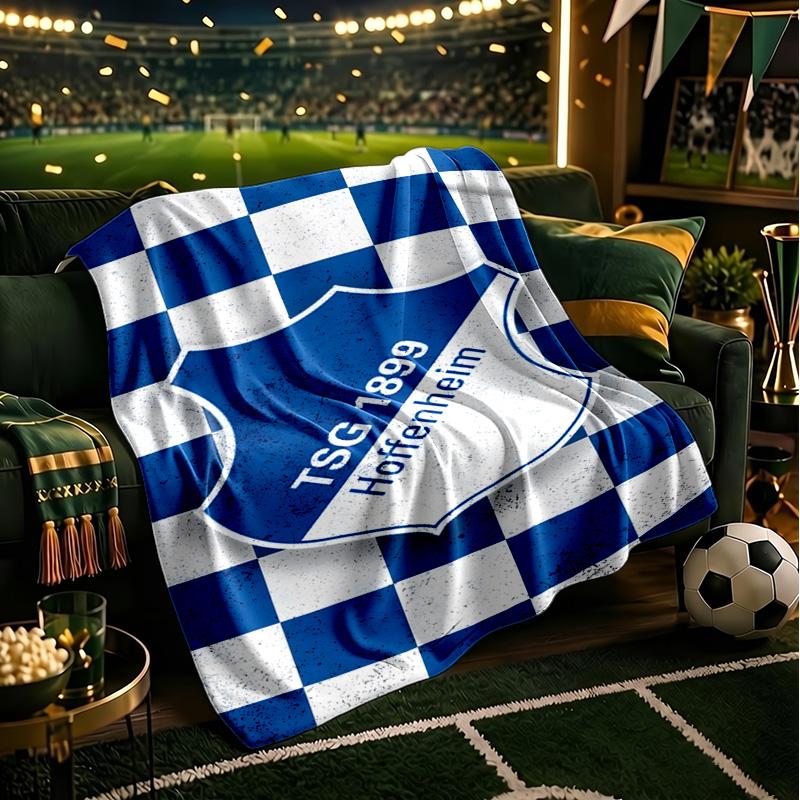 Hoffen-heim Crest Blanket Lightweight Ideal Bedding Blanket Perfect for Travel, Camping, Living Rooms, Offices, Sofas, Fan Christmas Gift