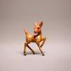 2pcs/Set Artificial Mini Sika Deer Fairy Garden Miniatures Gnomes Moss Terrariums Resin Crafts Figurines For Home Decoration