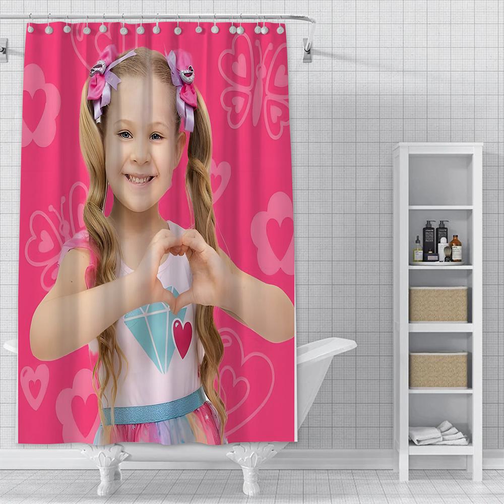 

Shower Curtain Waterproof Polyester Fabric Paint Colorful Bath Curtains Like Nastya Home Bathroom Decor Curtain With Hook YL90x180cm