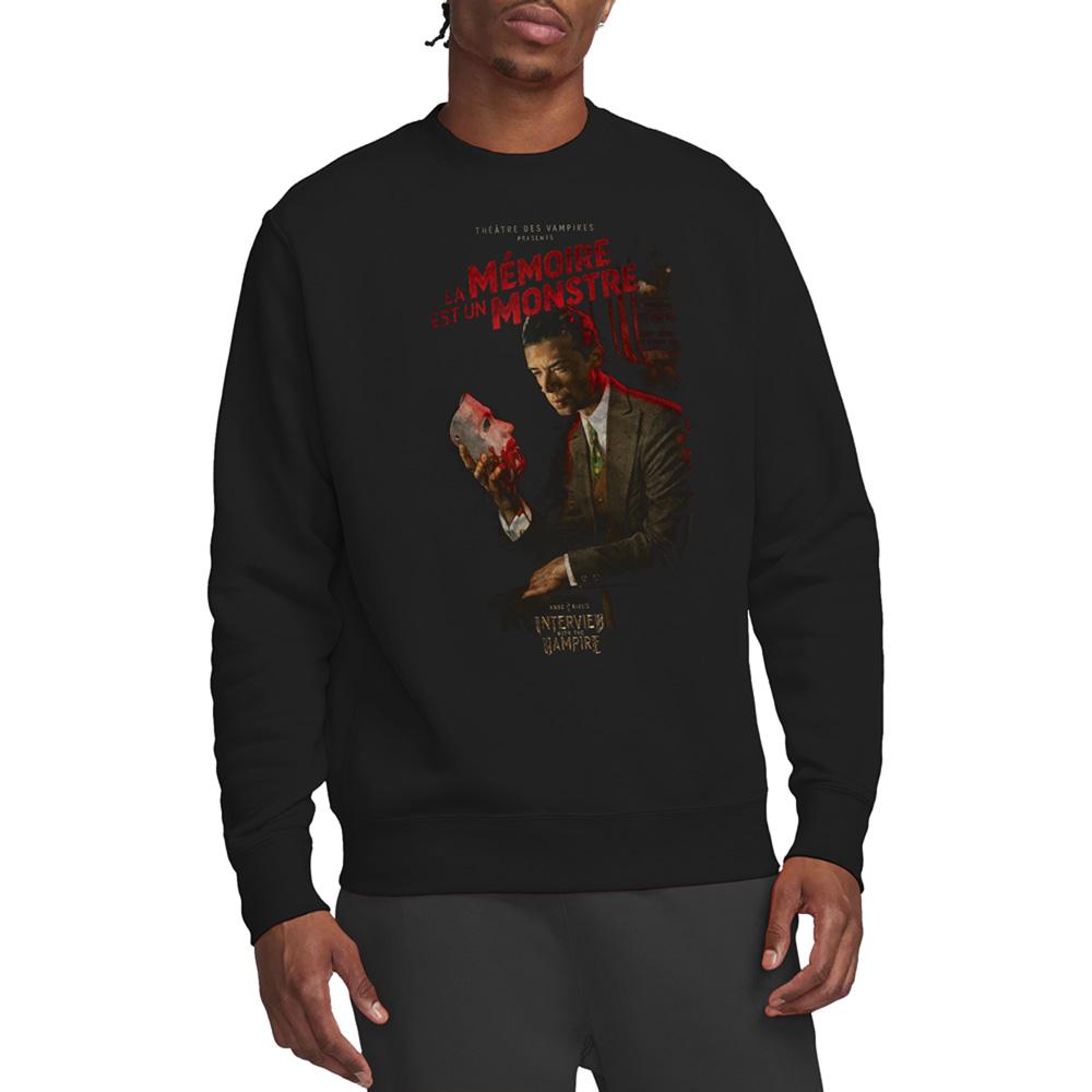 Interview With The Vampire Unisex Adult La Memoire Poster Sweatshirt