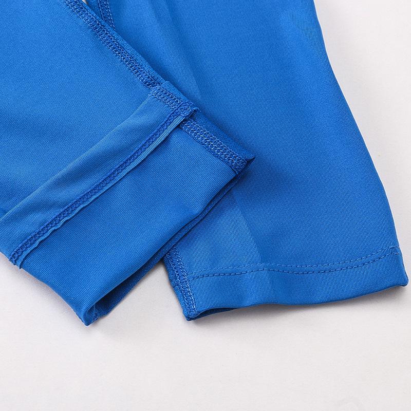 Men's Black Sports Pants Tight Training Active Pants & Tights Fitness Running Mesh Splicing Speed Drying Elastic Tight Pants 1040