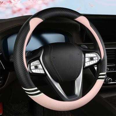 Funda para volante de coche, transpirable, a prueba de sudor, universal, de microfibra, para todas las estaciones. Protector de volante para conductor.