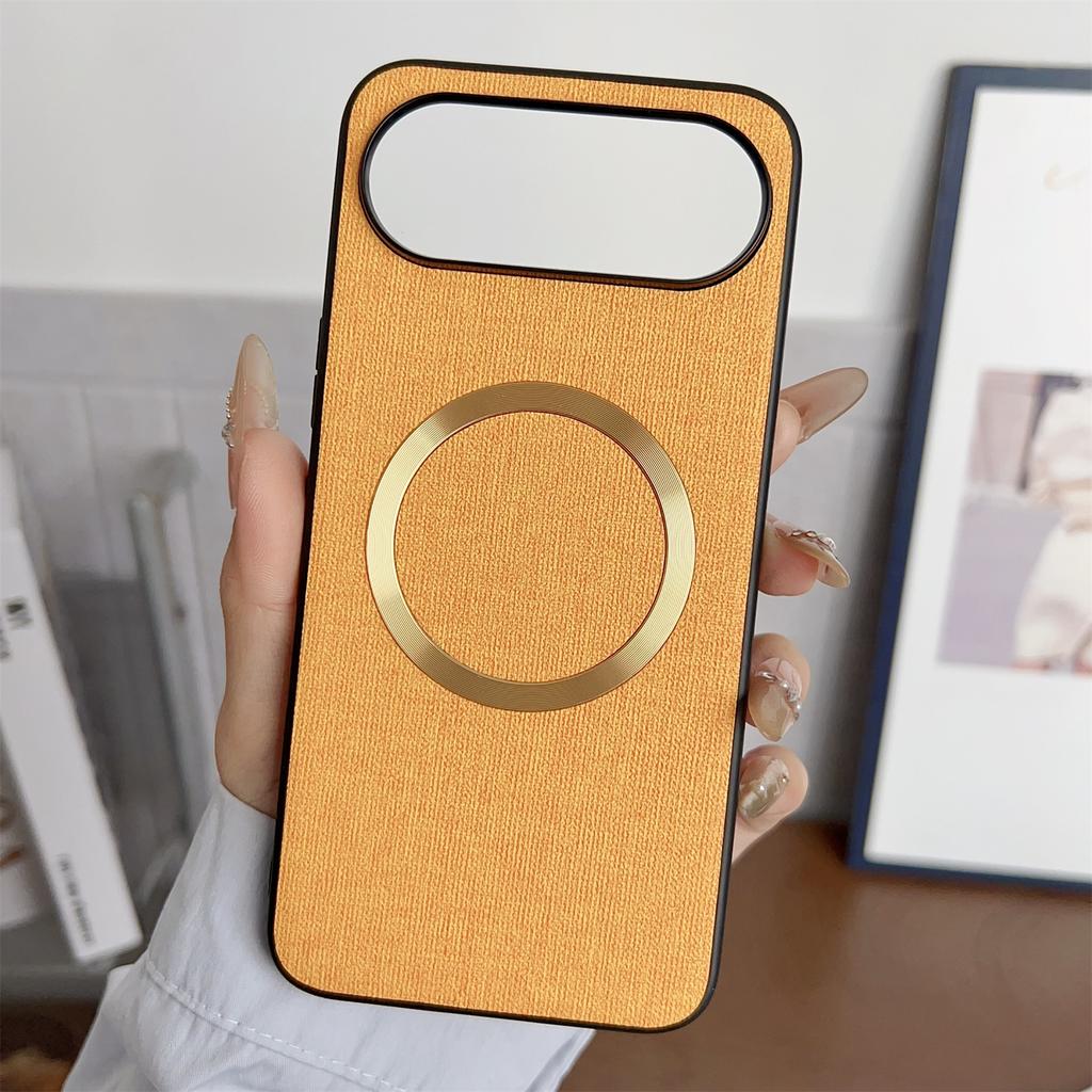 For Honor 500 5G Magnetic Case Drop-Proof TPU + Cloth Back Phone Cover