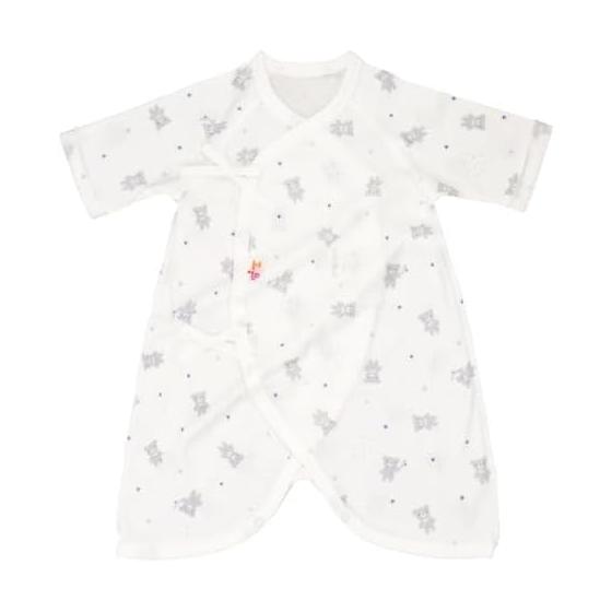 [Baby Castle] Combination Underwear 50-60 Star Bear Made in Japan