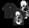 Anime Fairy Tail Juvia Lockser Print Tshirt Clothing Washed Tshirt Comfortable Oversized Unisex high quality hot product tee