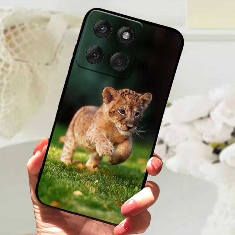 Modne Etui Dla Motorola Edge 60 Fusion 5G Odporny na Wstrząsy Zderzak Miękkie Pokrowiec na Telefon Dla Moto Edge60 Fusion Silikonowe Ochronne Etui