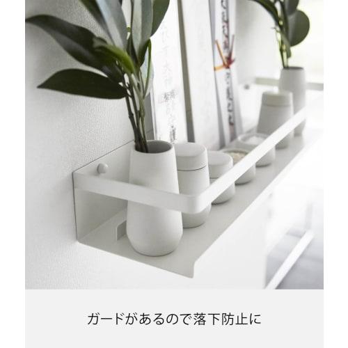 Yamazaki Tower Shinto Shrine, White, Compatible with Plasterboard Walls, Approx. 45cm W X 12cm D X 7cm H, Includes Plasterboard Tweezers and Wood Scre