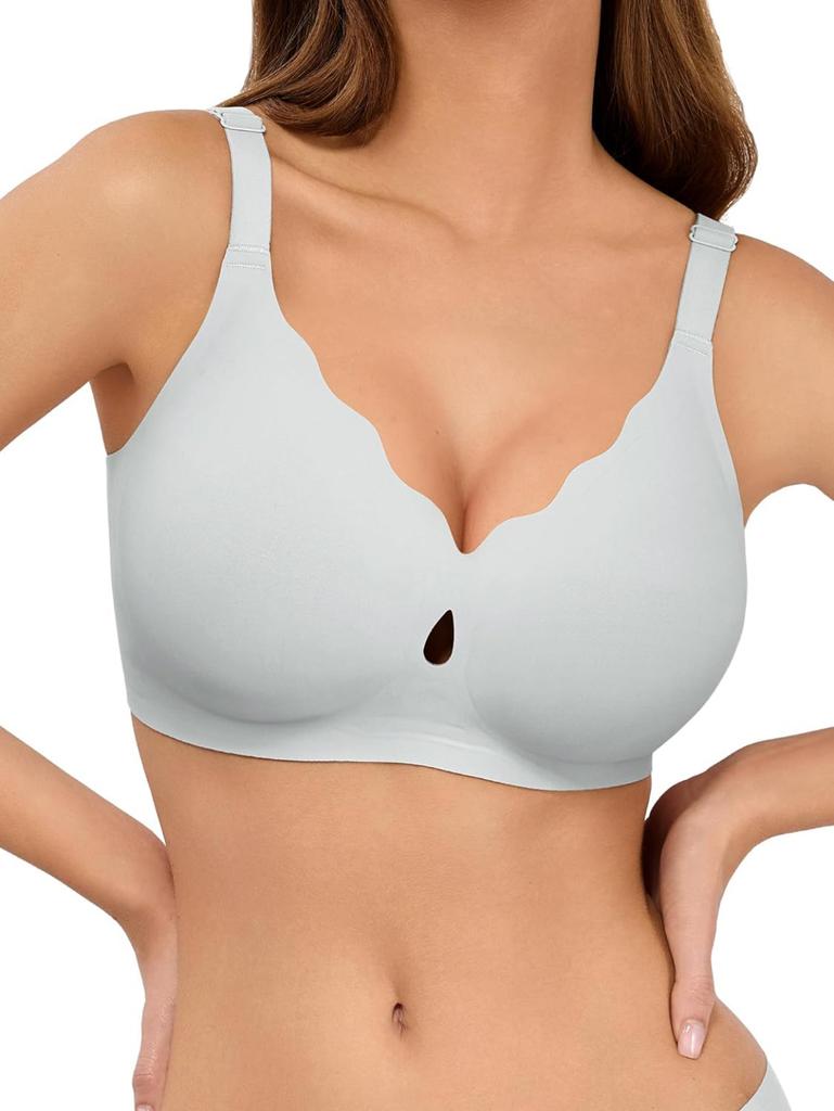 Women Sexy Leopard Print Wireless Plus Size Comfortable Push Up Bra