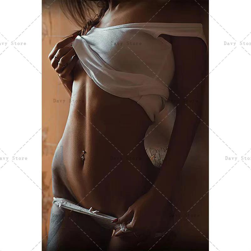 Sexy Fitness Beauty Lose Weight Inspirational Exercise Print Art Canvas Poster for Living Room Decoration Home Wall Picture