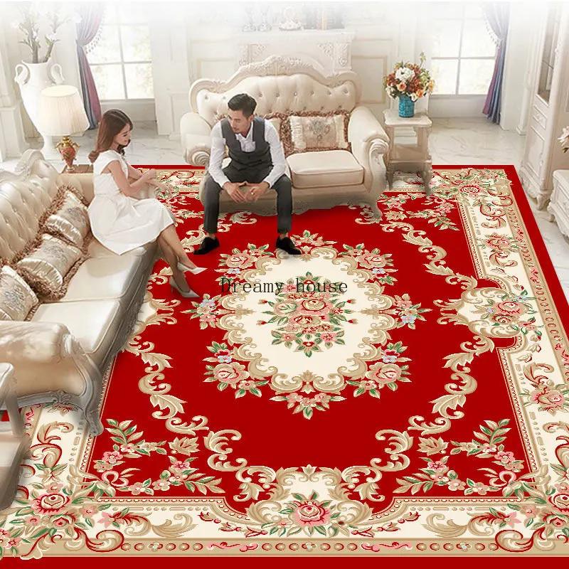 Evropské luxusní koberce do obývacího pokoje 200x300 Dekorace Domov Koberce s velkou plochou Dekorace ložnice Koberec do salonku Pratelné podložky na podlahu