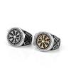 HNSP 316L Stainless Steel Viking Rune Ring For Men Nordic Trend Ring Male Finger Jewelry Accessories