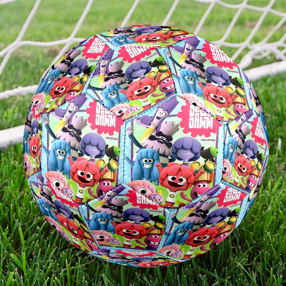Jelly Jamm Theme Size 5 Soccer Ball, Suitable for Both Indoor and Outdoor Matches, a Gift Suitable for Everyone.