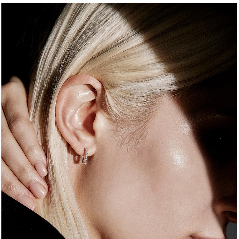 Miss Green Baguette Earrings