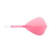 CUESOUL ROSTAK57 T19 Series Mixed Shaft Integrated Kite Shape Set of 3 Two-Tone Dual-Material Flights, Series, (Pink) CS-AK57FZ6L
