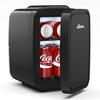 Mini Fridge, 4 Liter/6 Can Portable Refrigerator for Bedroom Office Dorm Car Fast Cooling, Low Noise, 100-125V AC/5-12V USB Sma