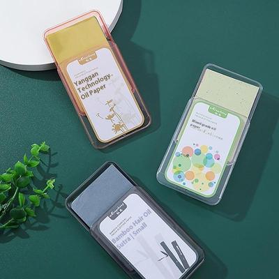 300 Stuks Gezichtsolie Absorberend Papier Zomer Olie Controle Doekjes Absorberend Vel Olieachtig Papier Gezichtsreiniging Make-up Tool Gezichtsolie Deppen