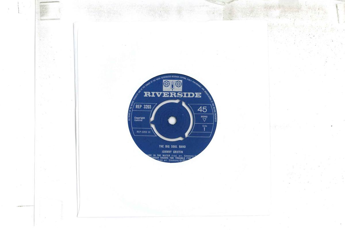 

7inch Record JOHNNY GRIFFIN Big Soul Band REP3203 RIVERSIDE UK Jazz Used