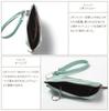 Blanc Pomme Reel Pass Case for Men and Small Mini Wallet with Reel Coin Small Coin Women, Wallet, Strap, Purse, Case, bp-7001 (Black)