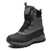 Bottes de Neige d'Hiver pour Homme Mi-hautes Semelle Épaisse Peluche Antidérapantes Résistantes à l'Usure Grande Taille Bottes de Neige pour l'Hiver Bottes d'Hiver pour Homme