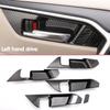 For Toyota RAV4 - Interior Door Handle Surrounds Trims Carbon Fiber