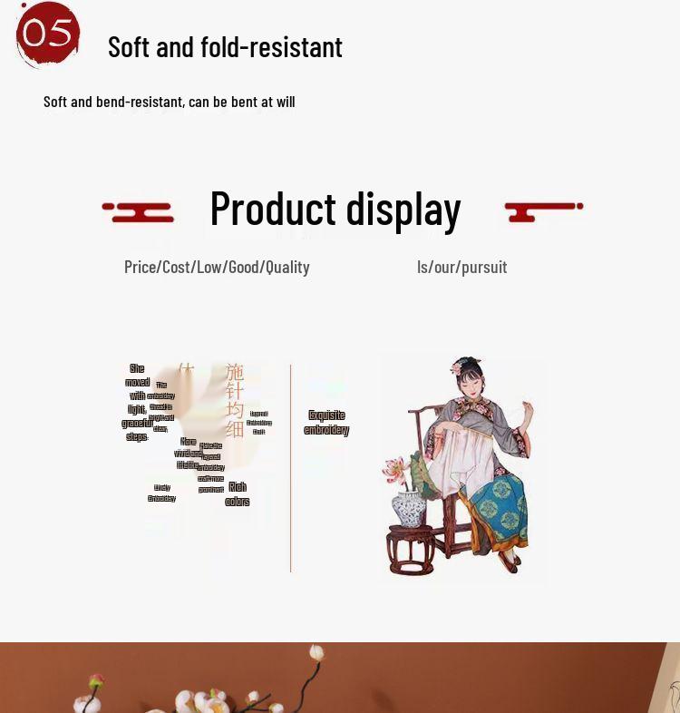 Mädchen Rote Bestickte Hanfu Winterstiefel – Chinesischer Ethnischer Stil