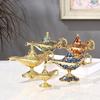 Lamp Traditional Fairy Tale Magic Wishing Genie Lamp Retro Teapot Home Decor Accessories Crafts