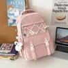 Schoolbag Backpack for Women 1011 New Small Fresh Pain Bag for Primary School Students, Junior High School Students, Going Out In Class, Schoolbag