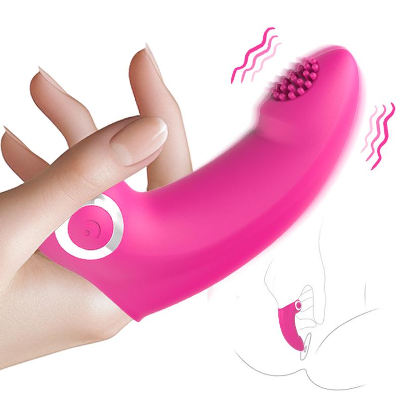 Clitoral G Spot Finger Vibrator 10 Speed Clitoral Nipple Massager Adult Sex Toys Stimulator Female Masturbation Couple Sex Toys