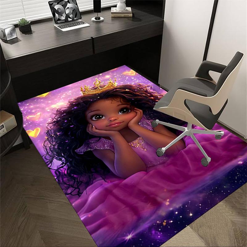 

1PC Princess Extra Large Non-Slip Floor carpet, Office, family, bedroom, Studio Large Area Rug,Longlasting Material-J0416 60cm by 90cm