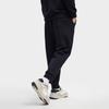 Fila Heritage Fleece Lined Classic Logo Comfortable Casual Versatile Cuffed Knit Sports Pants Men Bottoms Legendary-Blue F11M548608FNV