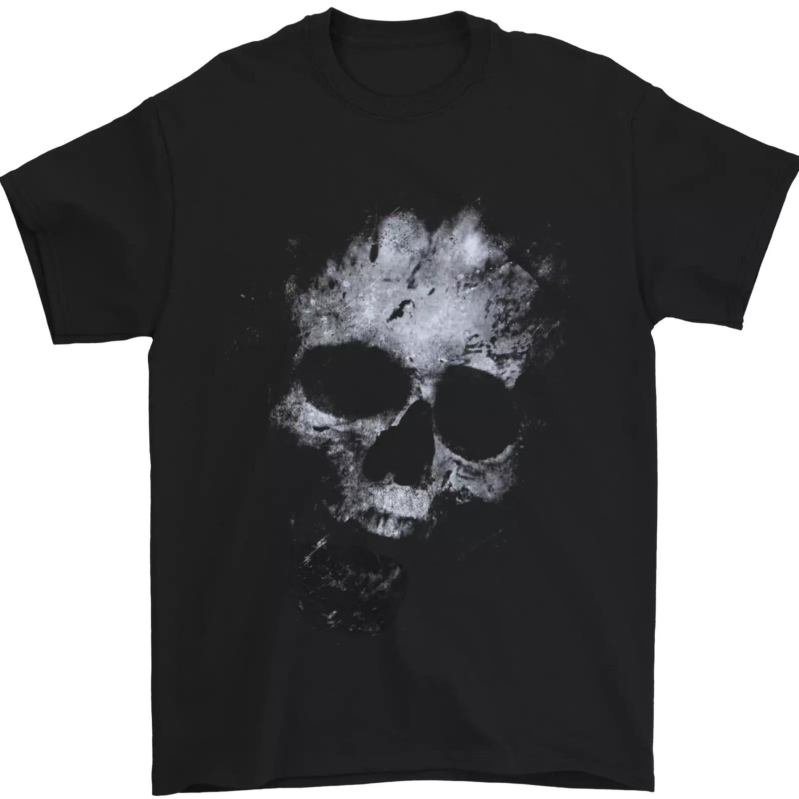 

Freaky Skull Biker Gothic Mens T-Shirt 100% Cotton M