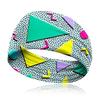Retro Fashion Print Breathable Sports Headband for Travel, Parties, Yoga, and Running