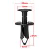 50pcs/set 8mm Car Fixed Rivet Retainer Plastic Rivets Fastener Push Clips Auto Bumper Fender Fastener Retainer Clips for Ford