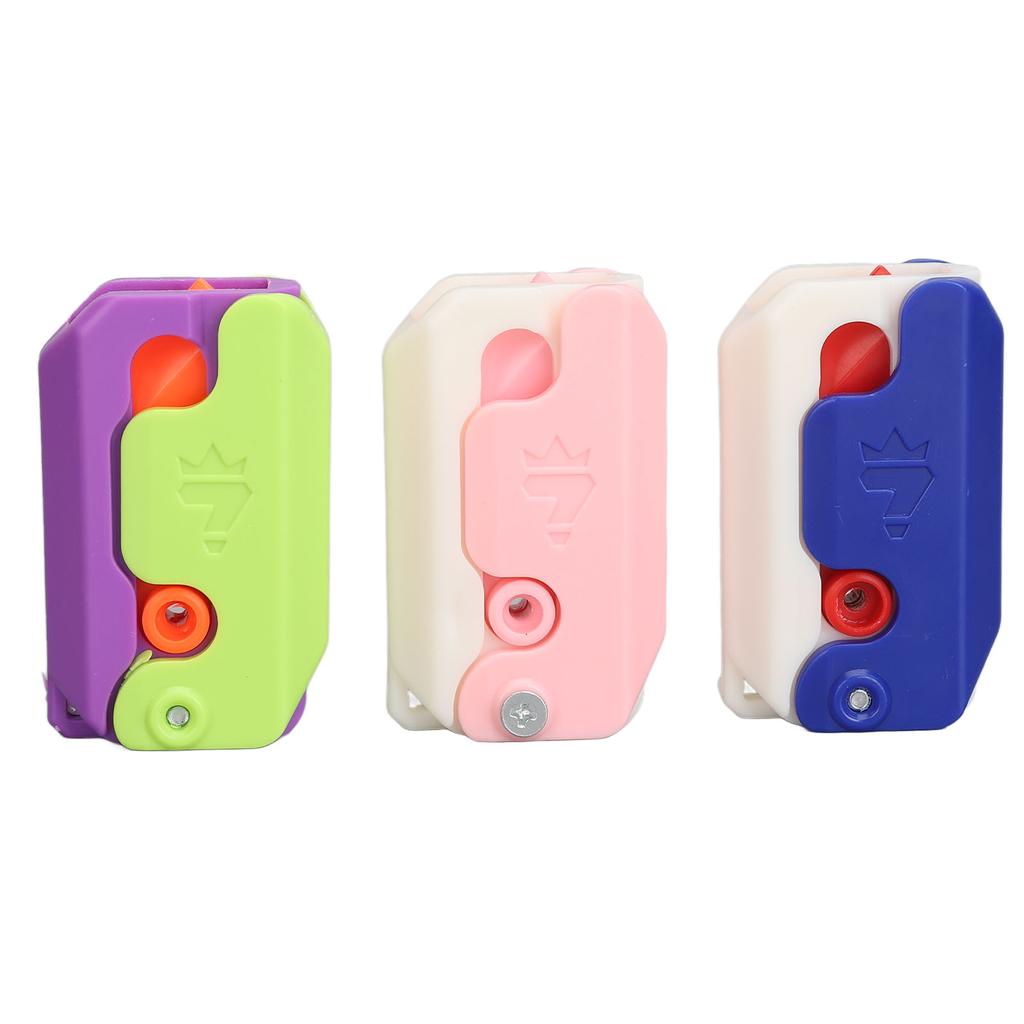 3pcs 3D Printed Sensory Knife Toy Anxiety Stress Relief Miniature 3D Printing Knife Toy for Home