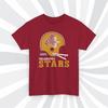 Philadelphia Stars 1983 USFL Vintage Football Cardinal T Shirt -Eagles