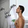 Square Design Square Handheld Shower Set Flexible Hoses Three-way Water Distributor  Daily Use