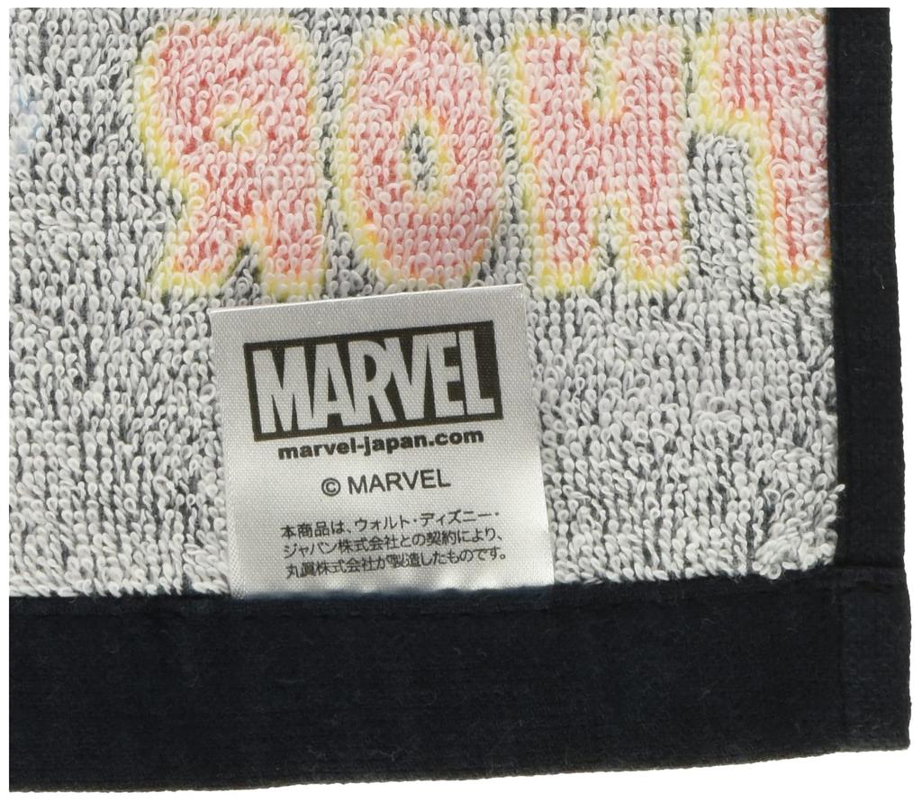 Marushin Marvel Face WT 34x36cm FT Hero Product 2505022900 Towel, / 34x80cm, Name, 100% Cotton, Number
