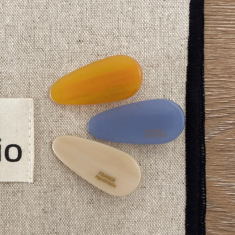 

Сладкая ацетатная заколка-капля для волос для женщин и детей - Весенне-летняя заколка-уточка