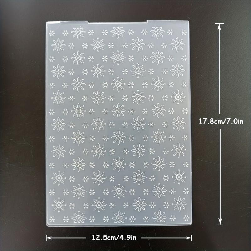1Small Flower Embossing Folder for Piece Craft Template Mold Card MakingDIYPlastic Scrapbook Album Plastic Embossing Folder Deco