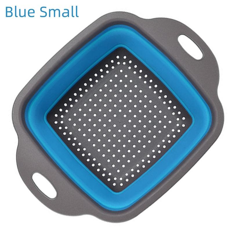NEW Foldable Vegetable Washing Basket Vegetable Fruit Filter Portable Colander Collapsible Drainer Kitchen Accessories Gadgets