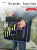 Multifunctional Electrician Crossbody Tool Bag - Canvas, Extra Thick with Large Capacity Pockets for Men