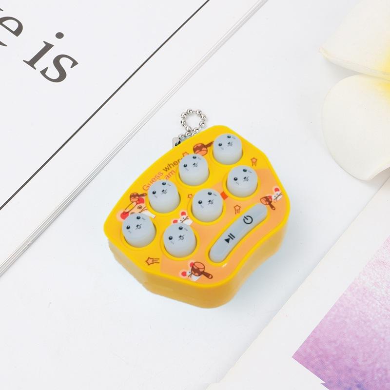 Fidget Toys Whack A Mole Game Decompression Toy Keychain