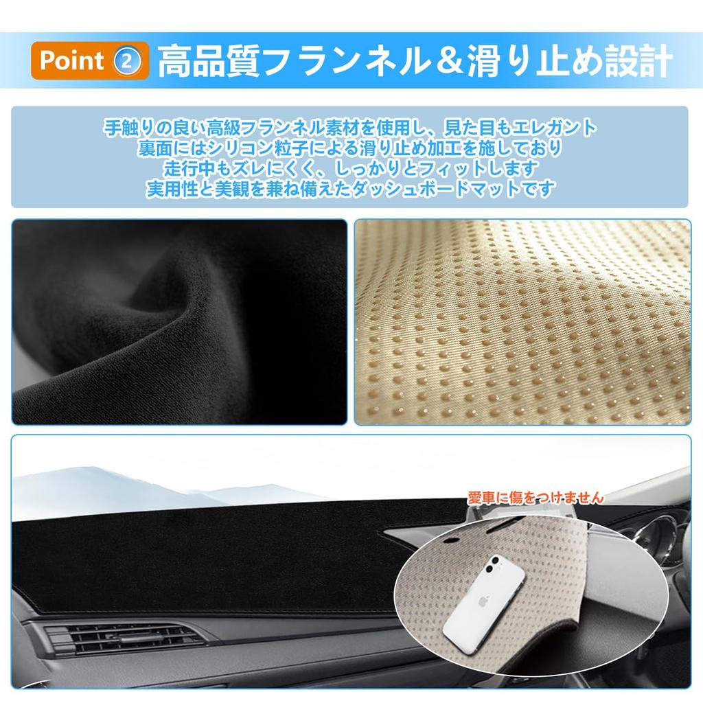 ZdeduoCar Dashboard Mat for Toyota Hiace 200 Custom Designed with UV Reduces and Easy Installation for Interior Protection Series, Protection,