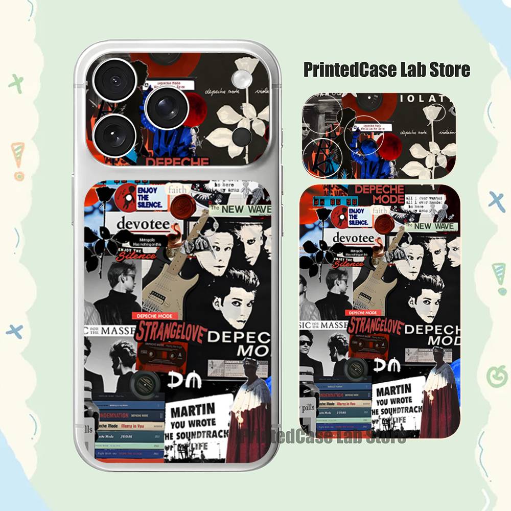 

Band D-Depeche Mode Full Screen Protective Film For iphone 17 Pro Max Lens Protector Back Films Phone iPhone17pro