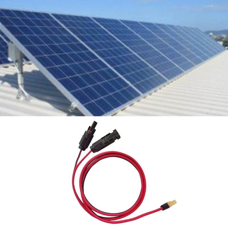 Solární nabíjecí kabel Solární konektor na XT60 Adaptér Konektor Připojte solární panel pro přenosnou napájecí stanici