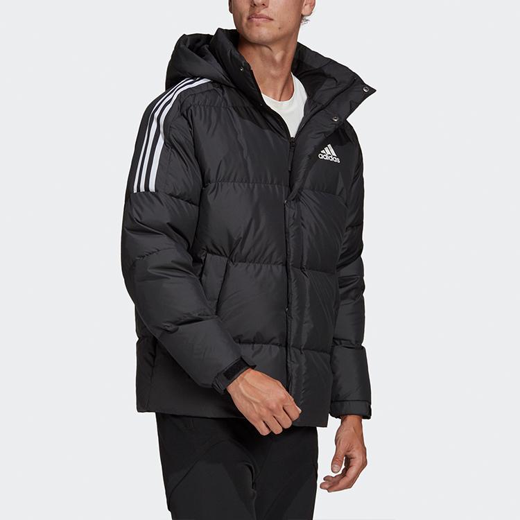 New Adidas Down Jackets Men Black GF0101
