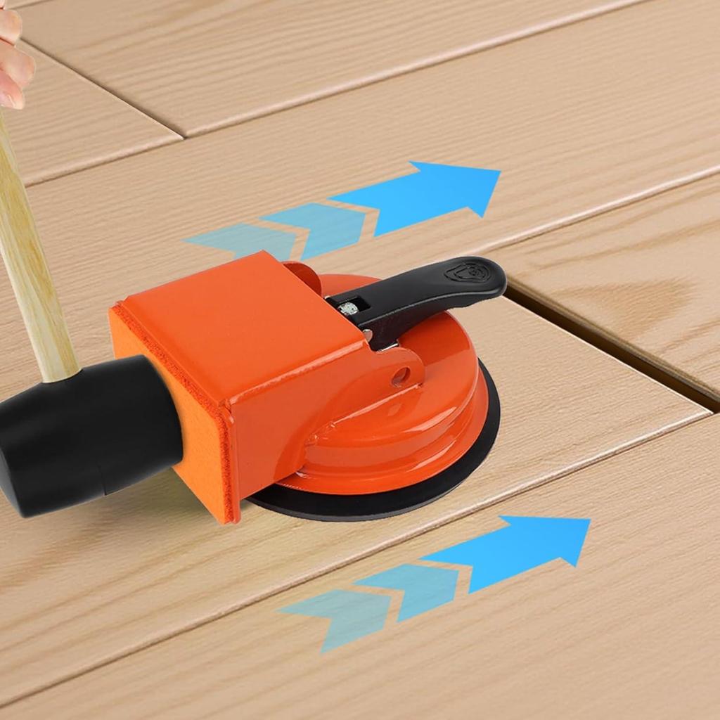 Floor Gap Fixer Tool,Plank Grabber with 4.84'' ,Suction Cup for Laminate Wood Tile Vinyl