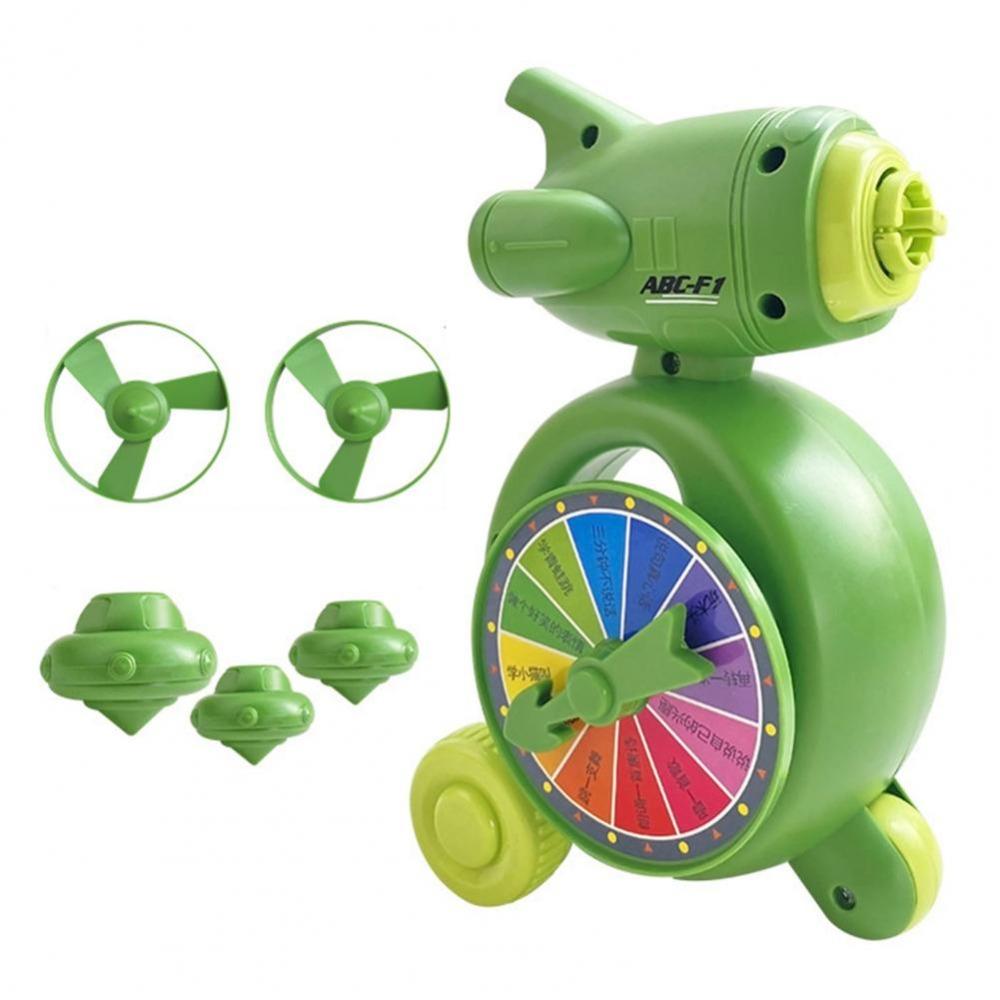 

Spinning Top 5 in 1 Gyro Toy with Flying Disc Flying Disc Outdoor Toys Lucky Turntable Indoor Style B