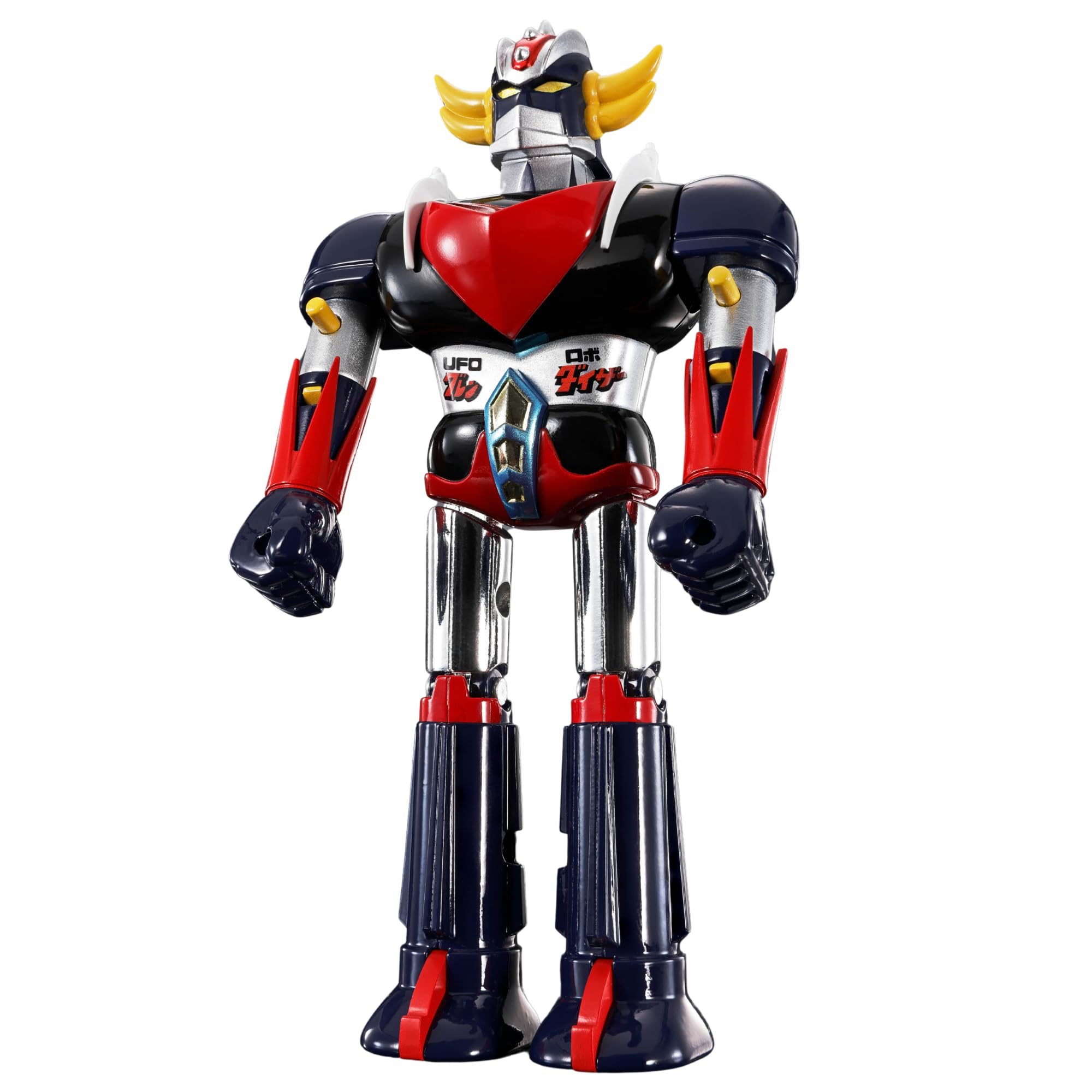 

TAMASHII NATIONS Chogokin UFO Robot Grendizer Deluxe Грендизер НЛО примерно 135 мм АБС ПЭ экшн-фигурки и Спейзер, и 120 мм, литой, и