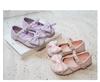 Girls princess shoes 2025 new beautiful women's treasure crystal shoes with dress girls leather shoes Elsa children's shoes autumn